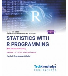 Statistics with R Programming Sem 1 FYBsc-Computer Science | Techknowledge Publication | Mumbai University