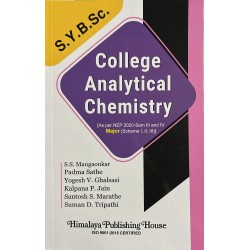 College Analytical Chemistry S.Y.B.Sc 2nd Year Himalaya Publication | NEP 2020 College Analytical Chemistry S.Y.B.Sc 2nd Year Himalaya Publication | NEP 2020