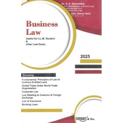 Aarti Publication Business Law by Dr. S. A. Karandikar For