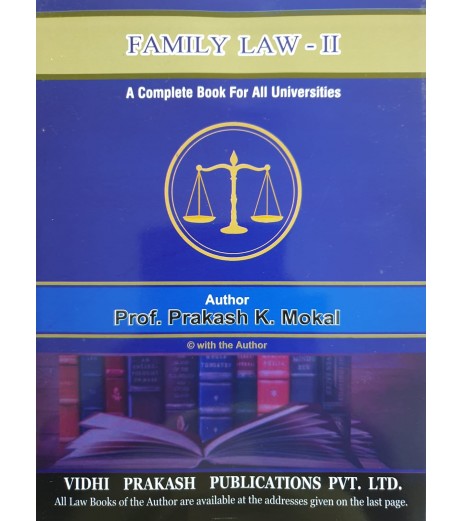 Family Law-II SYBSL and SYLLB  Sem 3 Prakash Mokal Law Books LLB Sem 3 - SchoolChamp.net