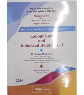 Labour Laws and Industrial relation -I  Paper Solution FYBSL and FYLLB  Sem 1 Aarti and Co.