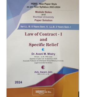 Law Of Contract Paper Solution FYBSL and FYLLB  Sem 1 Aarti and Co.