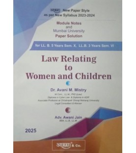 Aarti Law relating to Women and Child Paper Solution Sem 6 for BLS and LLB | Mumbai University 