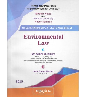 Aarti Environmental Laws Paper Solution FYBSL and FYLLB  Sem 6 by Avni Misty | Mumbai University 