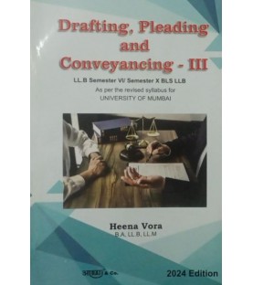 Drafting, Pleading, Conveyancing-III for LL.B Sem 6 by Heena Veera| Aarti Publication 