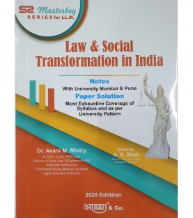 Law and Social Transformation in India Aarti Master Key series for LLM | latest Edition