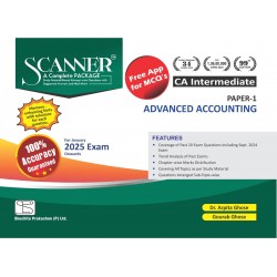 Scanner CA Inter Group I New Syllabus Paper-1 Advanced Accounting | Latest Edition