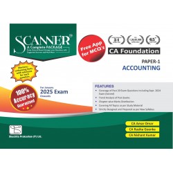 Scanner CA Foundation Paper-1 Accounting | Latest Edition