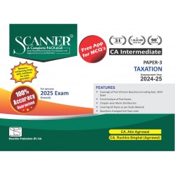 Scanner CA Inter Group I New Syllabus Paper-3 Taxation | Latest Edition