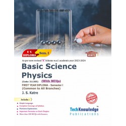 Basic Science Physics K Scheme MSBTE First Year Sem 1