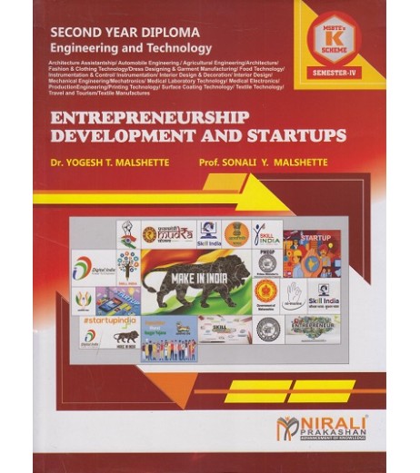 Nirali Entrepreneurship Development and Startups MSBTE’s ‘K’ Scheme Sem 4 | Automobile Engineering