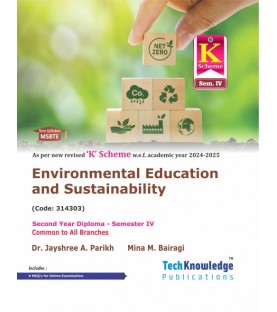 Environmental Education and Sustainability ‘K’ Scheme MSBTE Diploma Sem 4 All Branches | Tech-Knowledge Publication