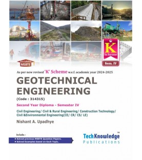 Geotechnical Engineering MSBTE Sem 4 Civil Engineering Diploma | Tech-Knowledge Publication