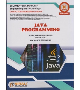 Nirali Java Programming MSBTE ‘K’ Scheme Diploma Sem 4 |Computer -IT Engineering 