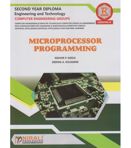 Nirali Microprocessor Programming MSBTE Diploma Sem 4 Computer & It Engineering