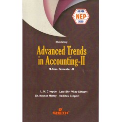 Advanced Trends in Accounting -II M.Com Sem 2 NEP 2020 Sheth Publication Advanced Trends in Accounting -II M.Com Sem 2 NEP 2020 Sheth Publication