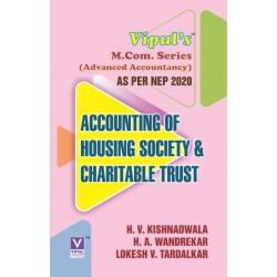 Accounting of Housing Society and Charitable Trust Sem 2 Vipul Prakashan | NEP 2020 Accounting of Housing Society and Charitable Trust Sem 2 Vipul Prakashan | NEP 2020