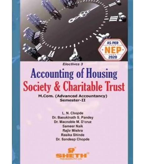 Accounting of Housing Society and Charitable Trust  M.Com Sem 2 Sheth Publication | NEP 2020