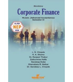 Corporate Finance M.Com Sem 2 Sheth Publication