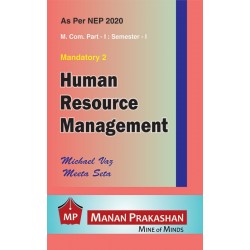 Human Resource Management M.Com Part 1 Sem 1 NEP 2020 Manan