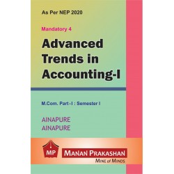 Advanced Trends in Accounting M.Com Part 1 Sem 1 NEP 2020 Manan Prakashan