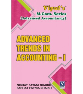 Advanced Trends in Accounting -I M.Com  Sem 1 NEP 2020 Vipul Prakashan