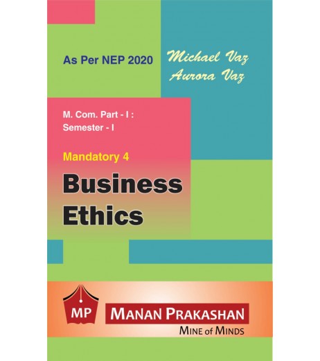 Business Ethics M.Com  Sem 1 NEP 2020 Manan Prakashan