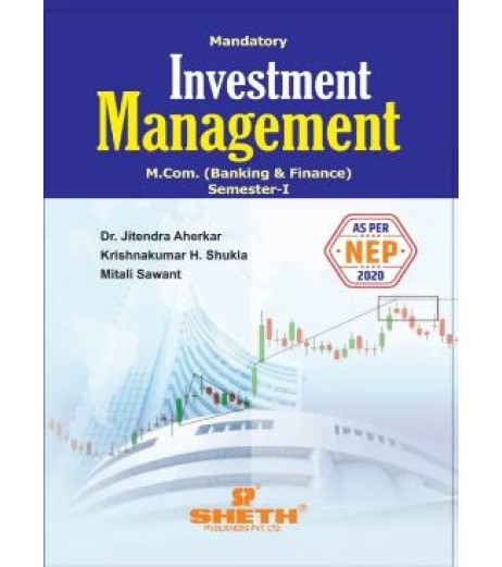 Investment Management M.Com Sem-1 Sheth Publication | NEP 2020