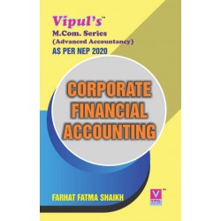 Corporate Financial Accounting M.Com Sem 3 Vipul Prakasan