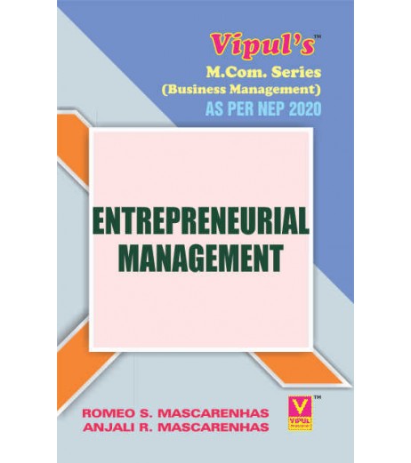 Entrepreneurial Management M.Com Sem 3 Vipul Prakashan