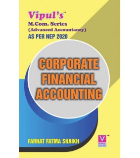 Corporate Financial Accounting M.Com Sem 3 Vipul Prakasan