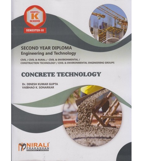 Nirali Concrete Technology MSBTE K Schedule Second Year Diploma Sem 3 Civil Engineering