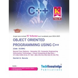 Object Oriented Programming Using C++ MSBTE K Scheme