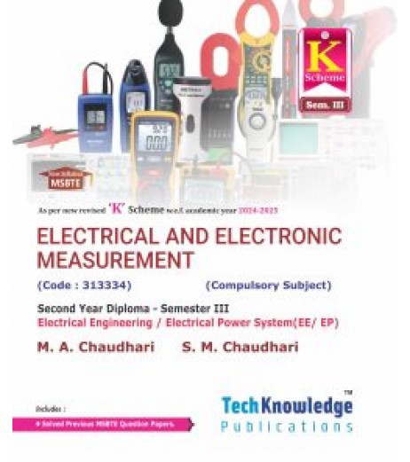 Electrical and Electronic Measurement MSBTE  Diploma Sem 3 Electrical Engineering Techknowledge Publication