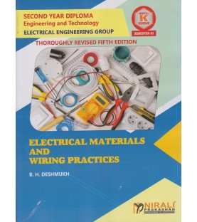 Nirali Electrical Materials and wiring Practices MSBTE ‘K’ Scheme Sem 3  Diploma In Electrical Engineering