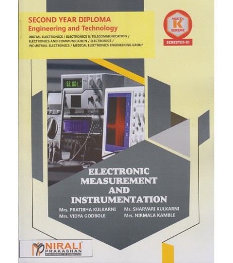 Nirali Electronics measurement and Instrumentation MSBTE ‘K’ Scheme Sem 3 Diploma In Electronics Engineering