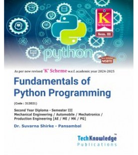 Fundamentals of Python Programming MSBTE K Scheme Diploma Sem 3 Mechanical / Automobile Engineering | Techknowledge Publication 