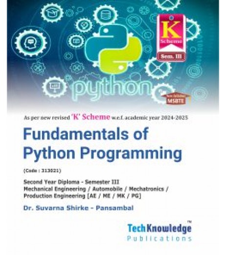 Fundamentals of Python Programming MSBTE K Scheme Diploma Sem 3  | Techknowledge Publication