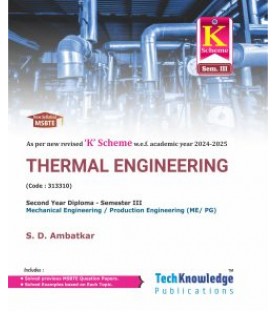 Thermal Engineering MSBTE K Scheme Diploma Sem 3 Mechanical / production Engineering | Techknowledge Publication 