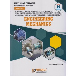 Engineering Mechanics K Scheme MSBTE First Year Sem 2 Nirali Publication