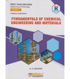 Nirali Fundamentals Chemical Engineering  MSBTE K Scheme First Year Sem 2 Nirali Publication