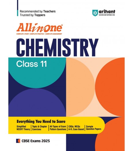 Arihant Publication All in One Chemistry Guide for CBSE Class 11 For 2025 Exam