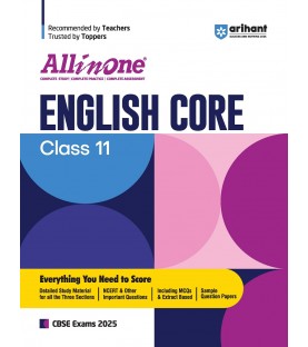 CBSE All in One English Core Guide Class 11 |latest Edition