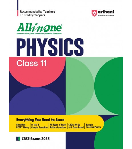 Arihant Publication All in One Physics Guide for CBSE Class 11 For 2025 Exam 