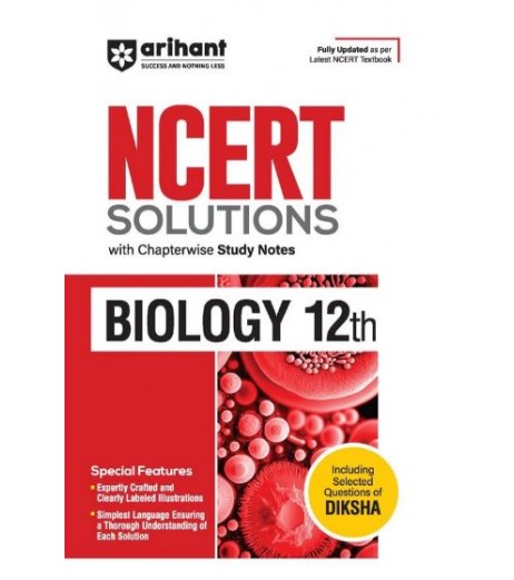 Arihant NCERT Solutions Biology With  Study Notes for Class 12