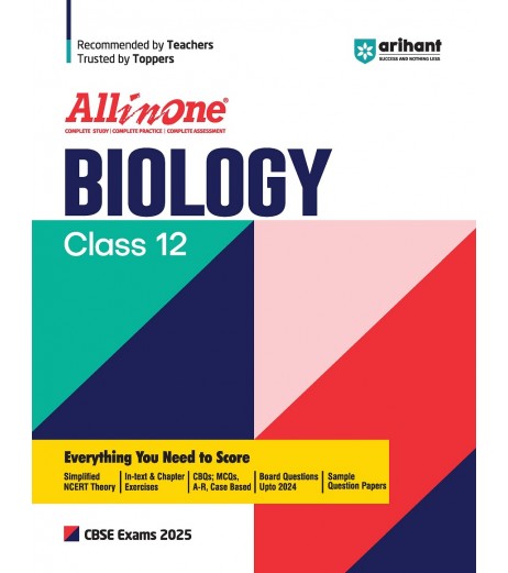 Arihant Publication All in one Biology Guide for Class 12 for CBSE examination 2025