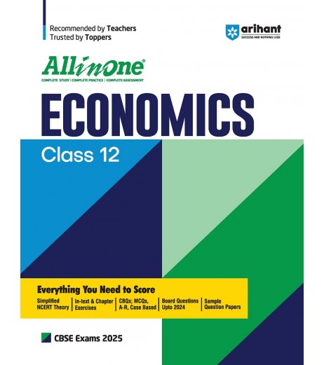 Arihant Publication All in one Economics Guide for Class 12 for CBSE examination 2025 