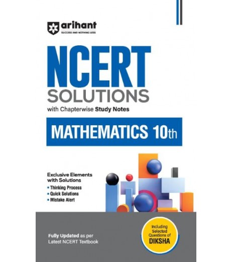 Arihant NCERT Solutions Mathematics With Study Notes for Class 10