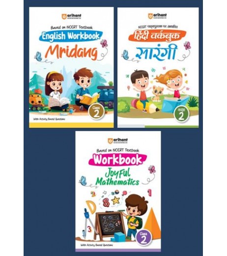 Arihant Workbook  Mridang ,Sarangi, Joyfull Mathematics Class 2