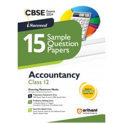 Arihant CBSE Sample Question Papers Accountancy  Class 12 |